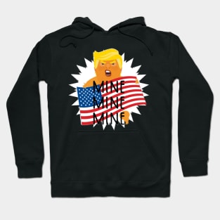 Angry Baby Trump Sore Election Loser Hoodie